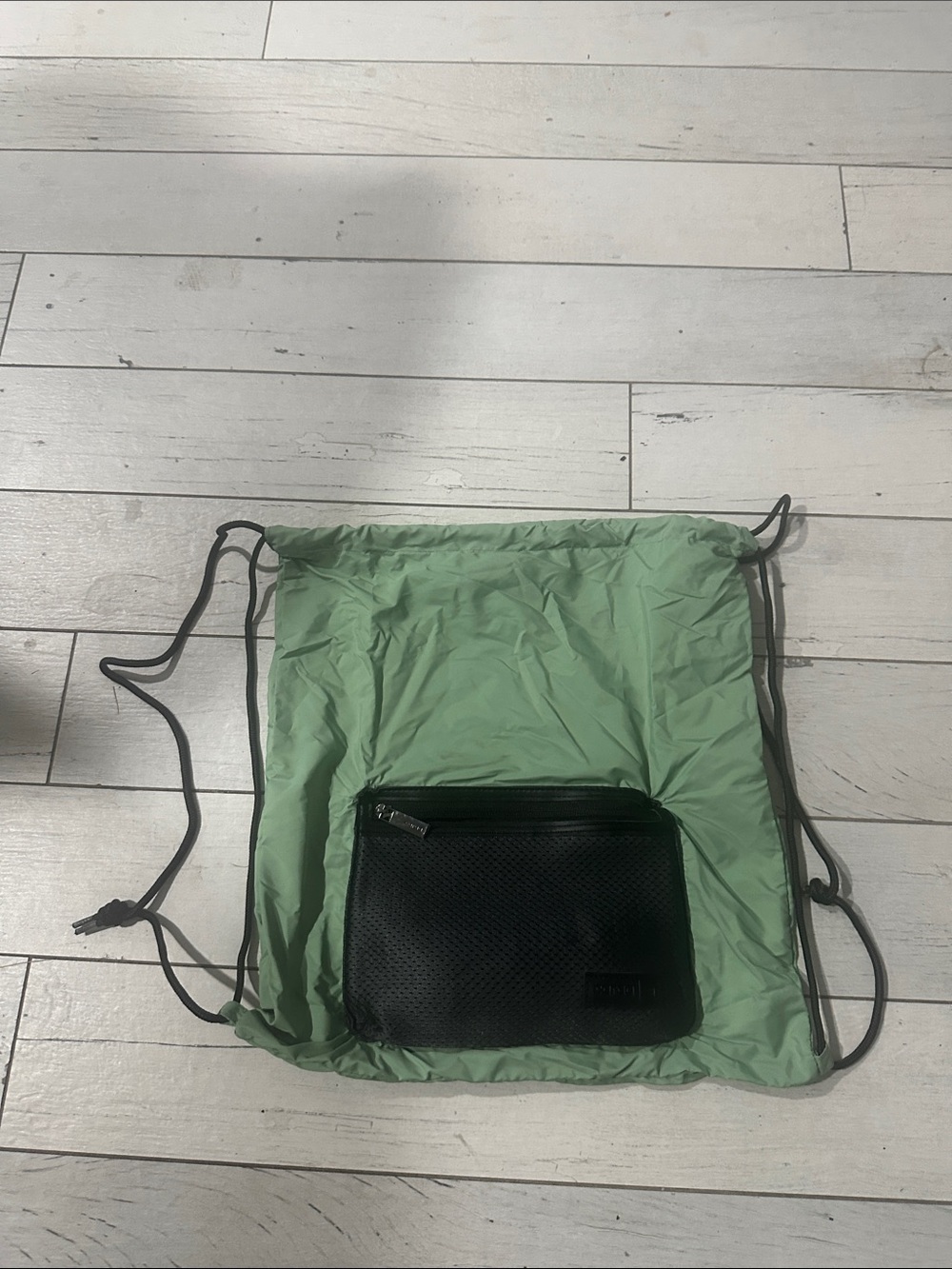 caraa Black Perforated Travel Toiletry Pouch